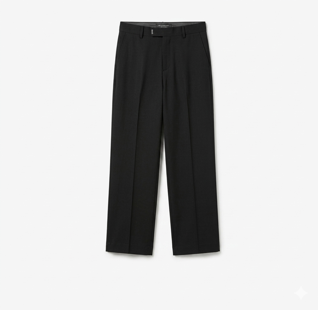Wide-Leg Tailored Trouser