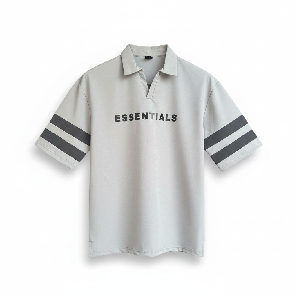 Essential Monochrome V-Polo T. Shirt