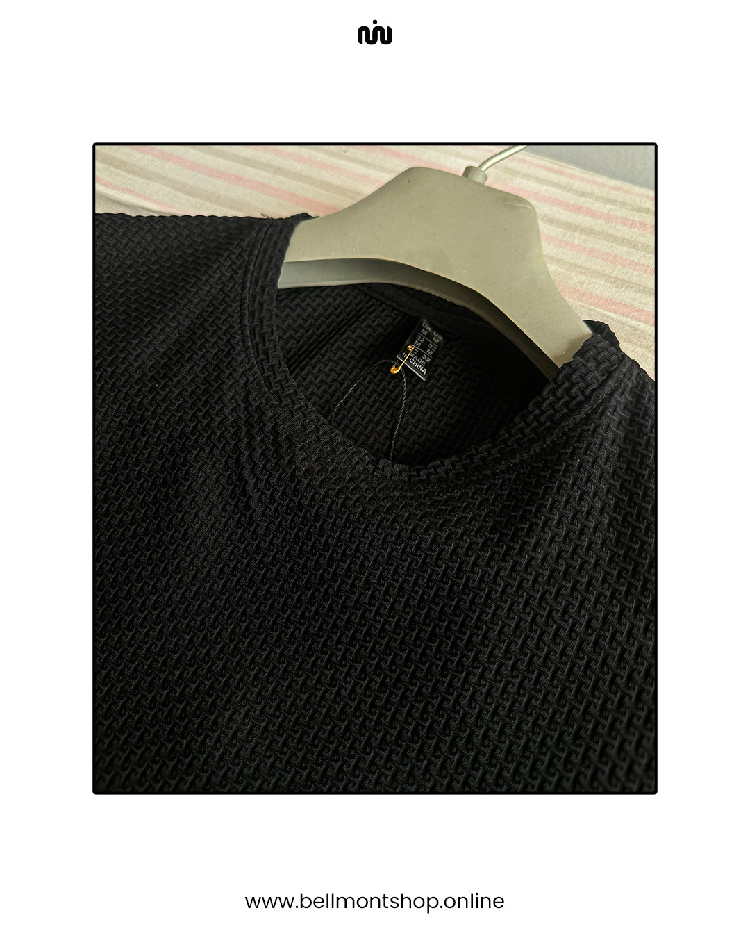 Armani Stretch Crew-neck T-shirt Black