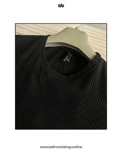 Armani Stretch Crew-neck T-shirt Black