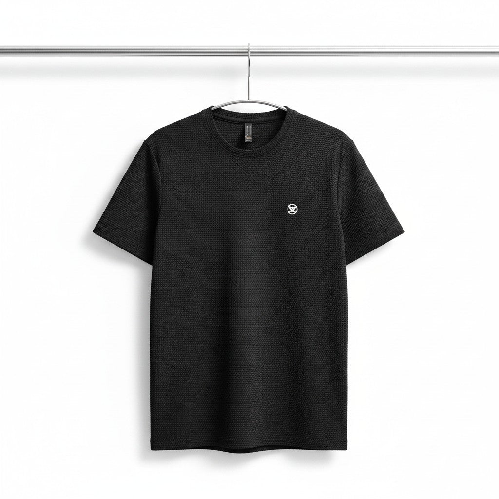 Adidas Stretch Crew-neck T-shirt With Adidas Grey Stealth Trousers