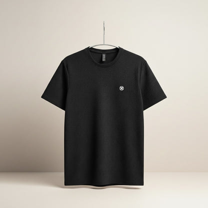 Adidas Stretch Crew-neck T-shirt With Adidas Grey Stealth Trousers
