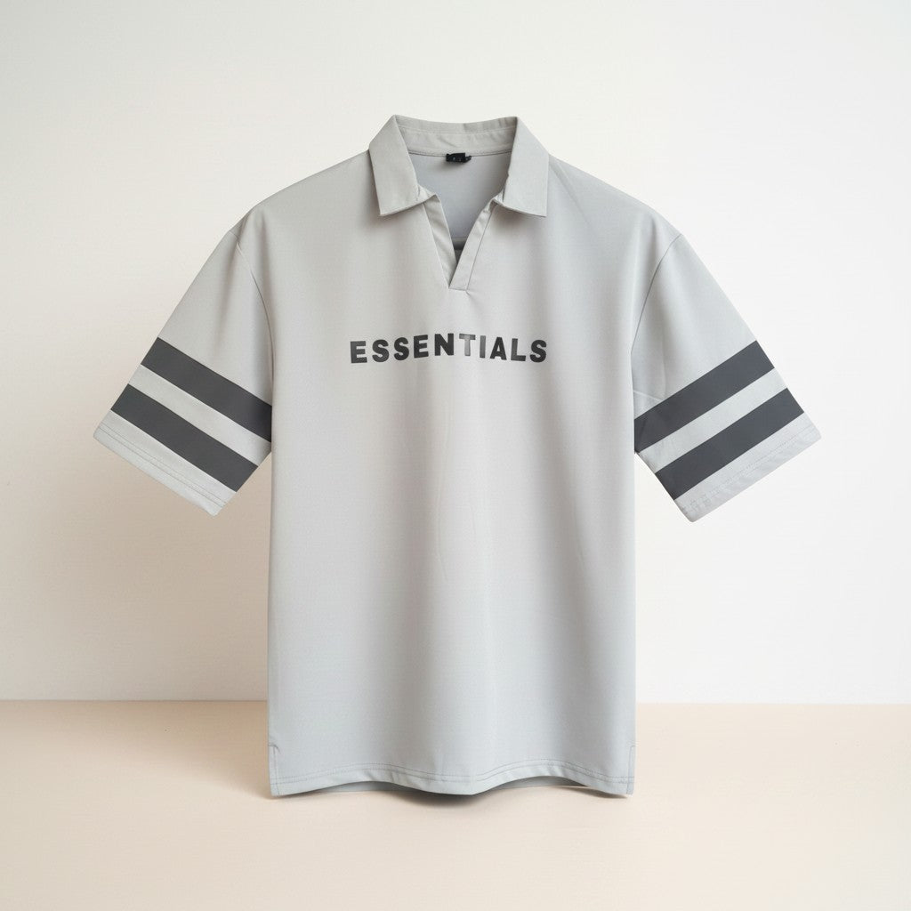 Essential Monochrome V-Polo T. Shirt