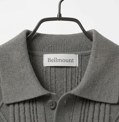 Cable-Knit Polo Cardigan T. Shirt