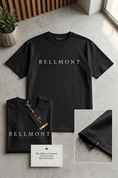 Bellmont Oversized Black Tee